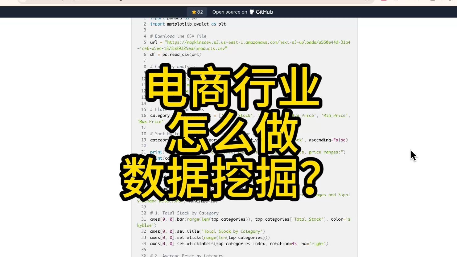 电商行业怎么做数据挖掘？