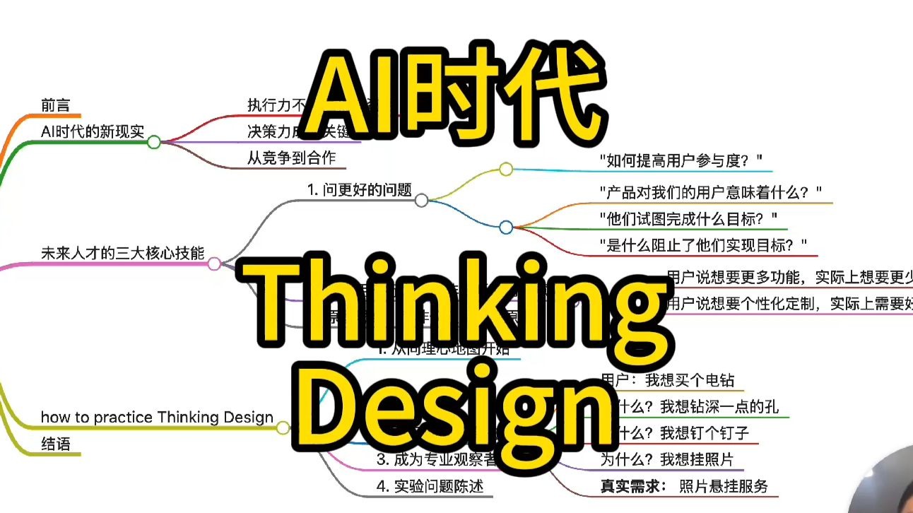 Ai时代的设计思维：从执行者到问题发现者